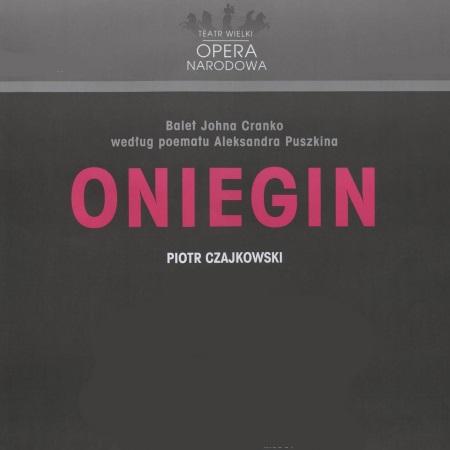 Afisz premierowy „Oniegin” 2007-04-28