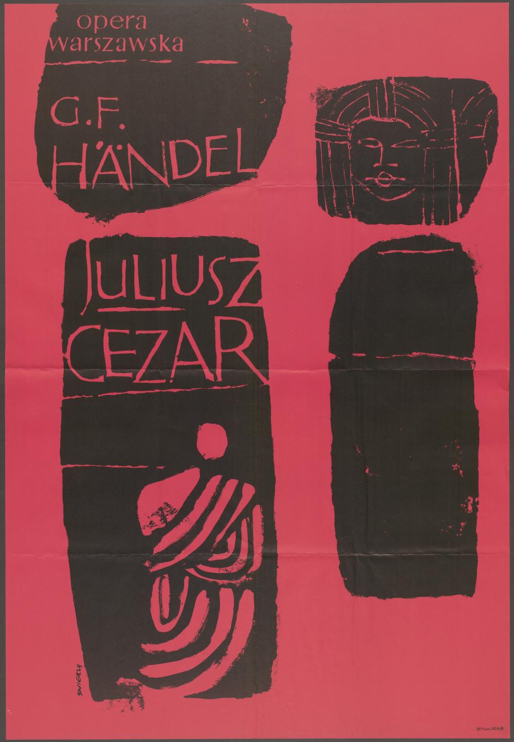 Plakat. „Juliusz Cezar” Georg Händel 28-04-1962