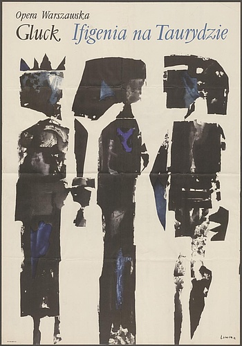 Plakat. „Ifigenia na Taurydzie” Christoph Willibald Gluck 28-02-1962