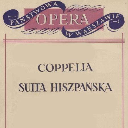 Afisz premierowy „Dyl Sowizdrzał” / „Suita hiszpańska” / „Coppelia” 1953-11-09