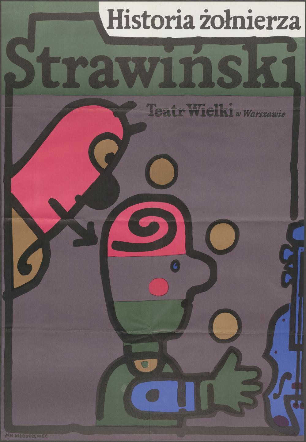 Plakat. „Historia Żołnierza” Igor Strawiński 05-12-1982