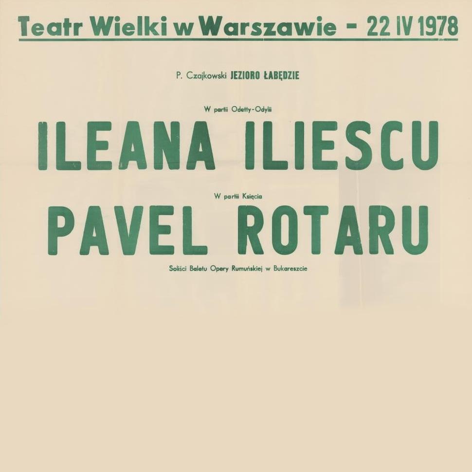 Sztrajfa. „Jezioro łabędzie" Piotr Czajkowski 1978-04-22