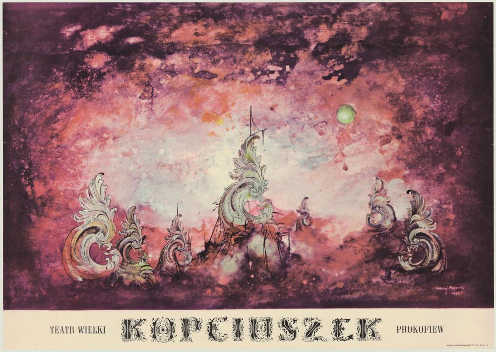 Plakat. „Kopciuszek” Sergiusz Prokofiew 1969-05-29
