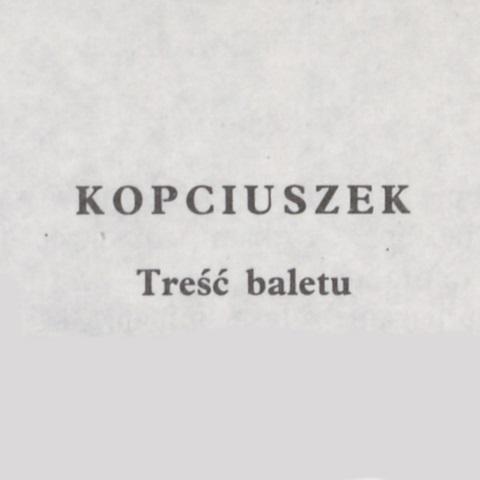 Program „Kopciuszek” Sergiusz Prokofiew 1988-02-27