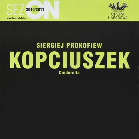 Afisz premierowy „Kopciuszek” Siergiej Prokofiew 2010-11-27