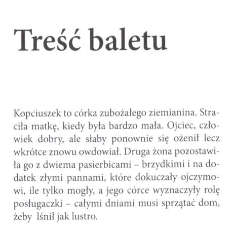 Treść baletu „Kopciuszek” Siergiej Prokofiew 2010-11-27