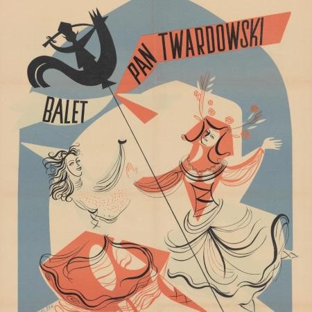 Plakat „Pan Twardowski” Ludomir Różycki 1951-02-16