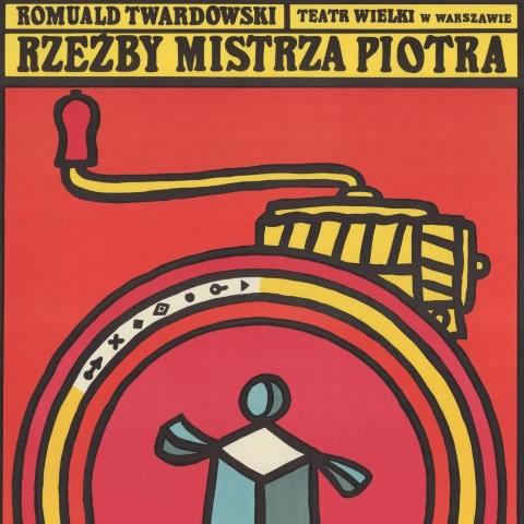 Plakat. „Rzeźby mistrza Piotra” Romuald Twardowski 1974-09-29
