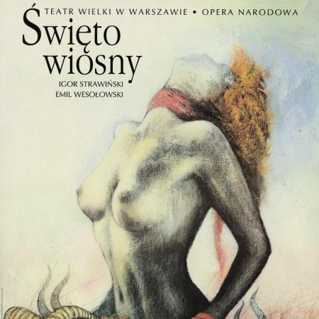 Plakat. „Święto wiosny” Igor Strawiński 1993-10-15