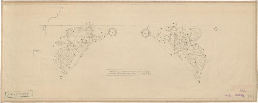 Inwentaryzacja Teatru Wielkiego – Rzuty. Przekroje, Elewacje. Płaskorzeźby