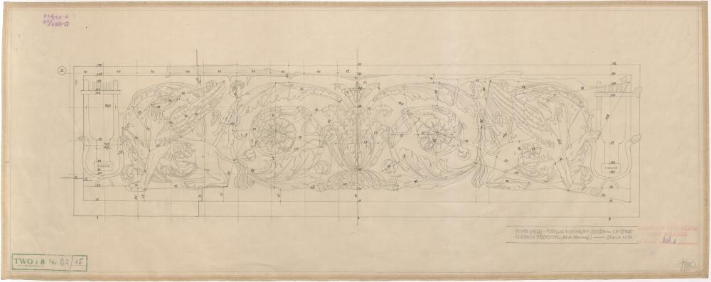 Inwentaryzacja Teatru Wielkiego – Rzuty. Przekroje, Elewacje. Płaskorzeźby