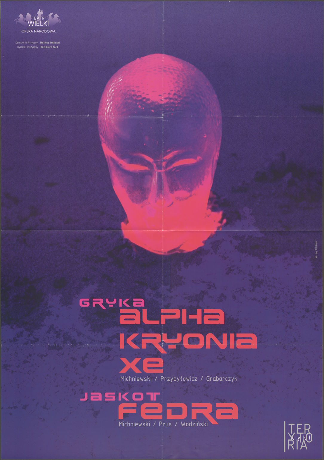 Plakat. „Alpha Kryonia Xe” Aleksandra Gryka 2006-04-07