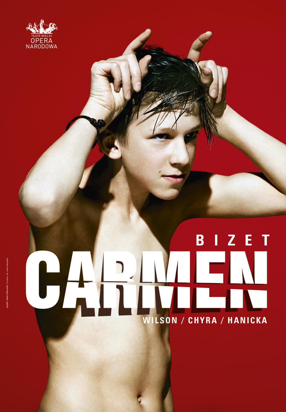 Plakat „Carmen” Georges Bizet premiera 2018-06-07