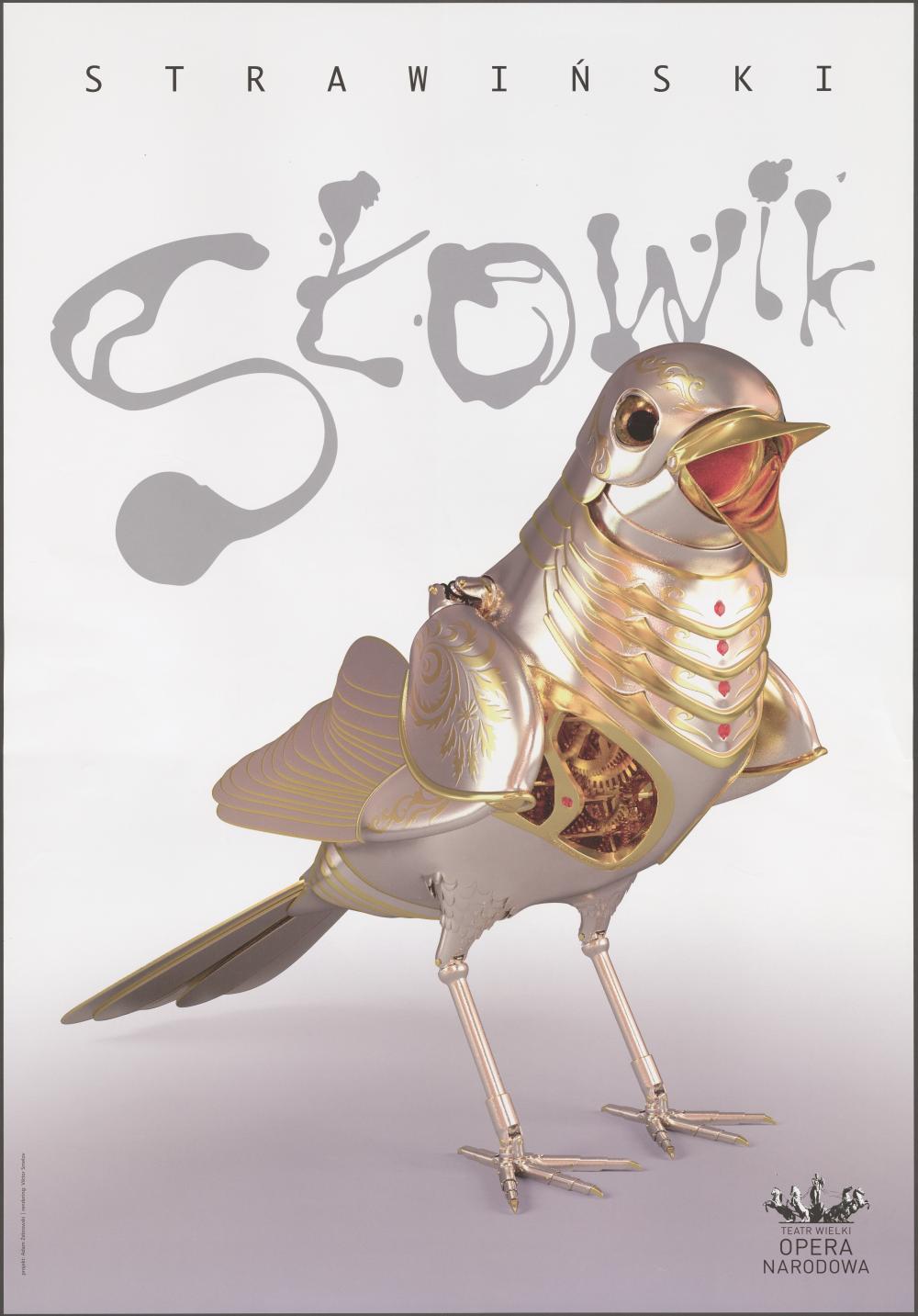 Plakat „Słowik” Igor Strawiński 26-05-2012