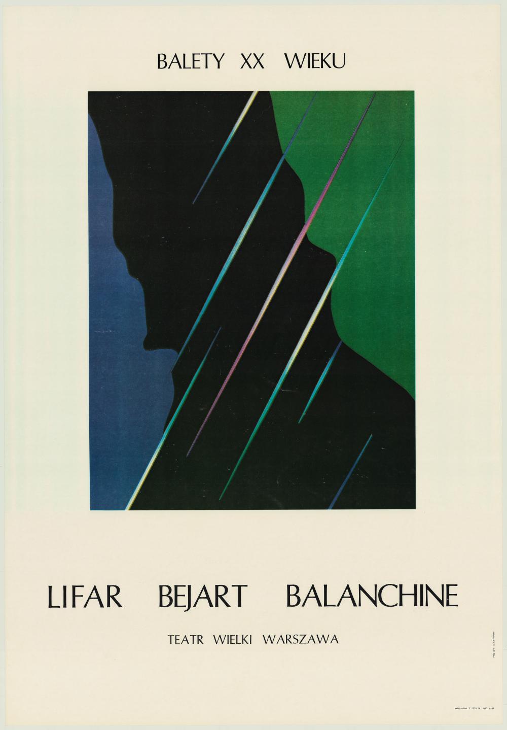 Plakat. „Suite en blanc” Édouard Lalo 1985-06-22