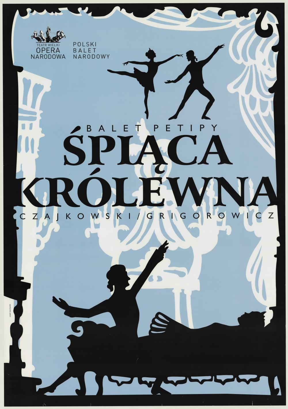 Plakat. „Śpiąca królewna” Piotr Czajkowski 2012