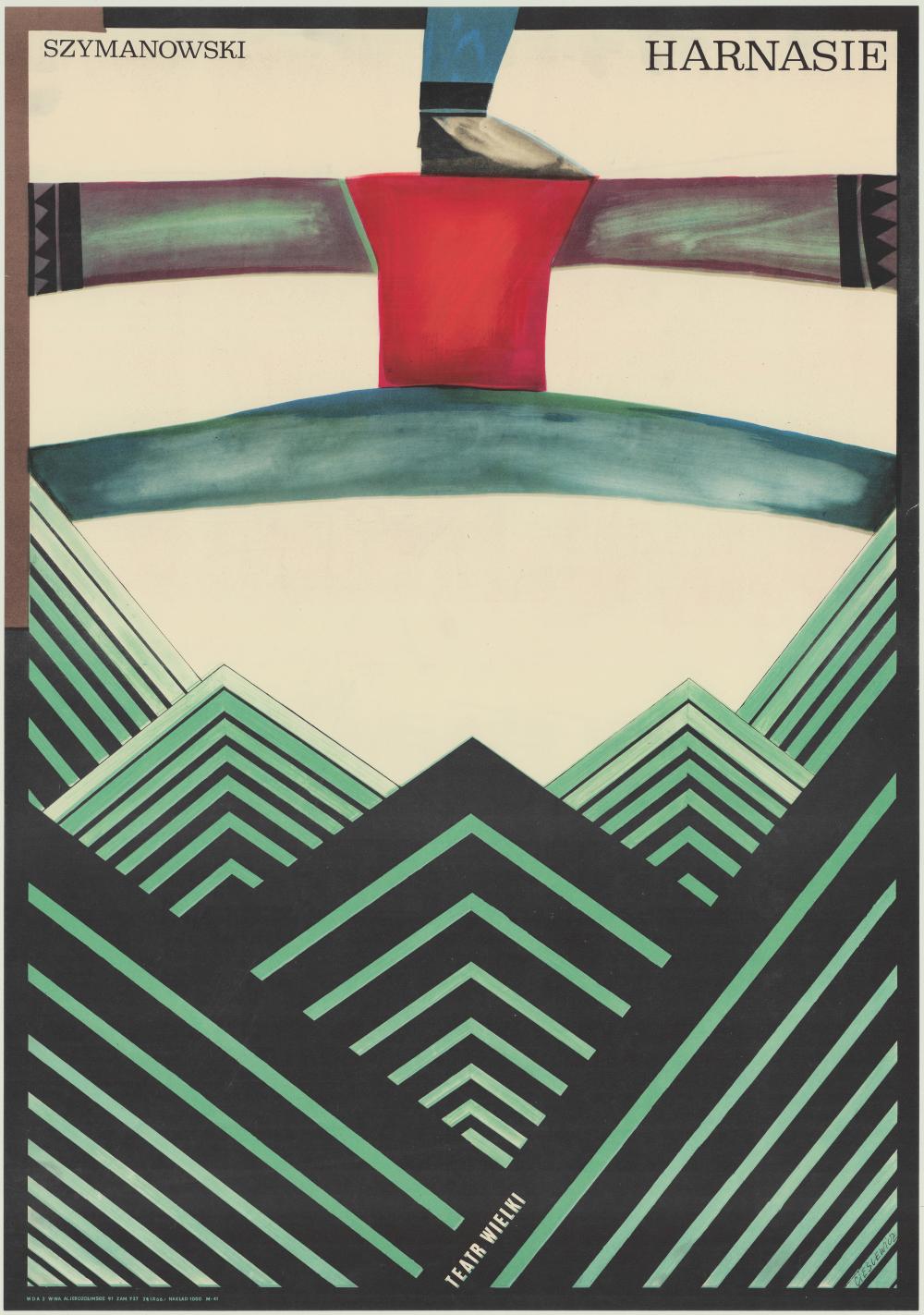 Plakat.„Harnasie” Karol Szymanowski 1966-11-23