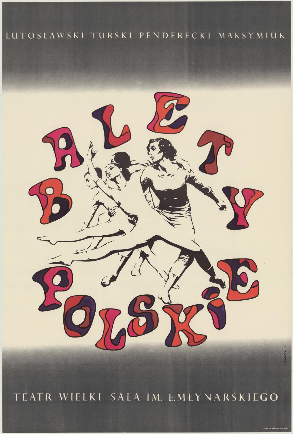 Plakat. „13” (Gry weneckie) Witold Lutosławski 1971-12-15