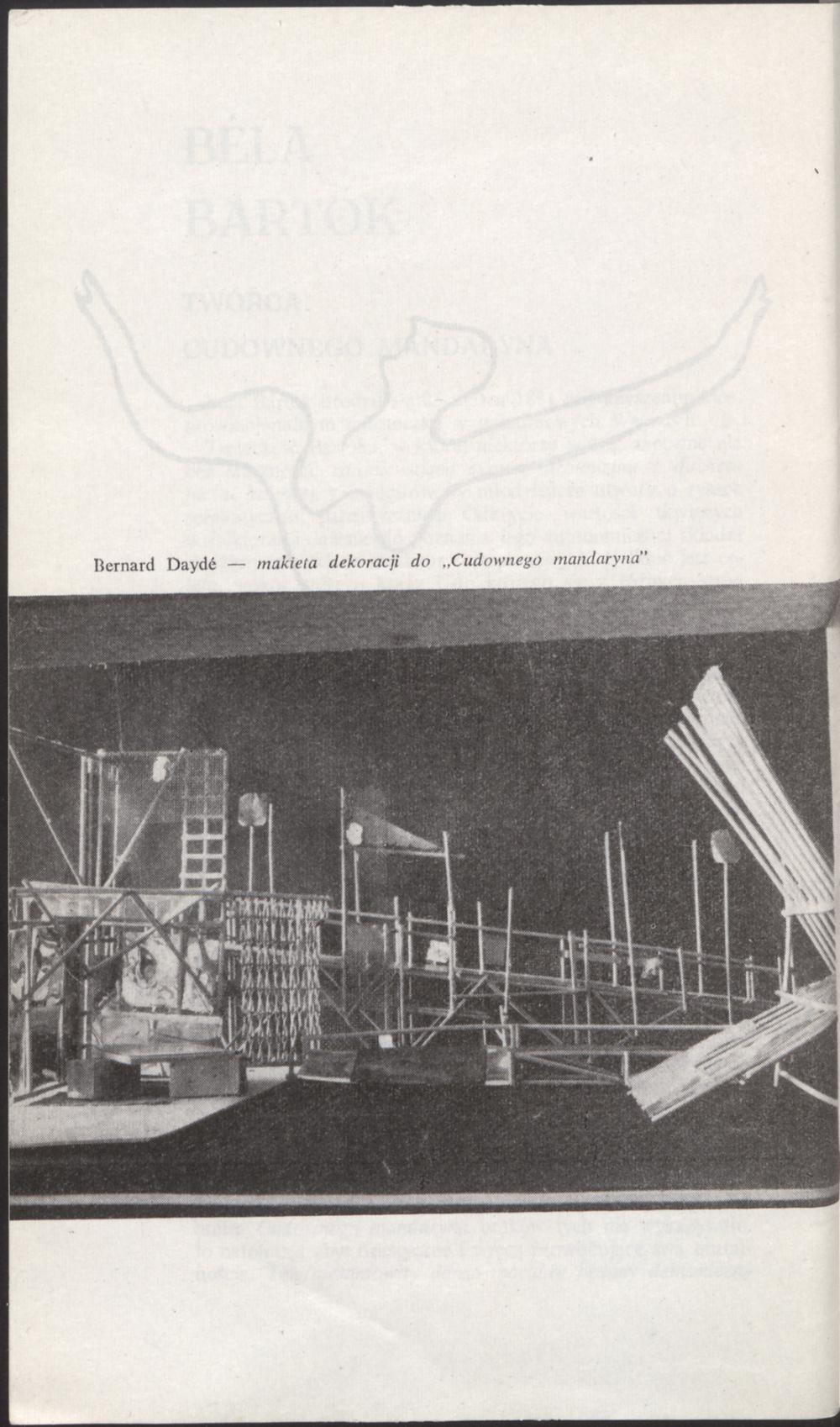 Program. „Cudowny Mandaryn” Bela Bartok 1972-04-16
