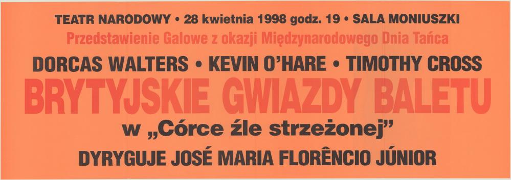 Sztrajfa. „La fille mal gardée”/ „Córka źle strzeżona” Ferdinand Hérold 1998-04-28