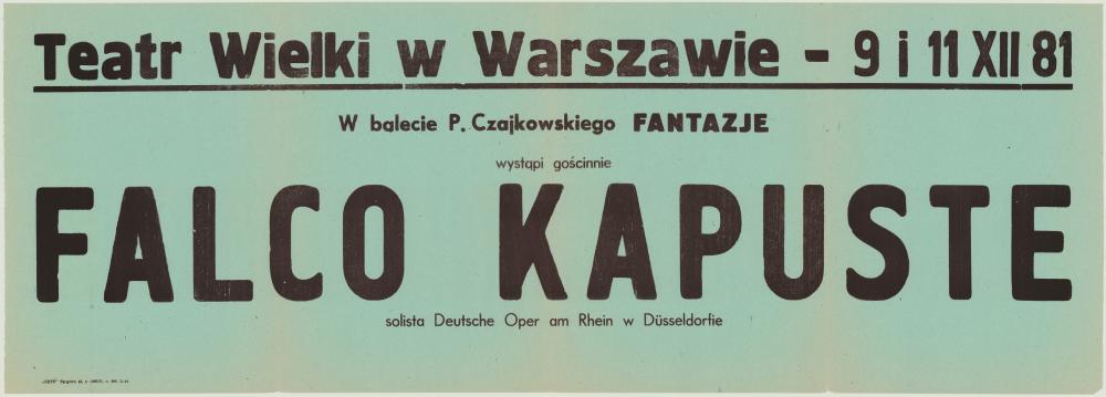 Sztrajfa. „Fantazje” Piotr Czajkowski 1981-12-09, 1981-12-11