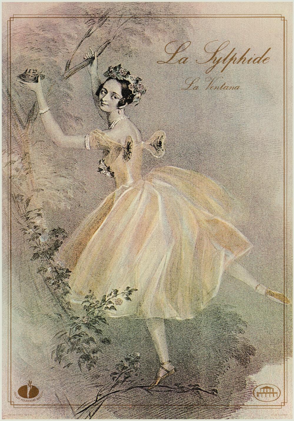 Plakat. „La Ventana” Hans Christian Lumbye, V. C. Holm, „La Sylphide" Herman von Lovenskiold, 1984-03-03