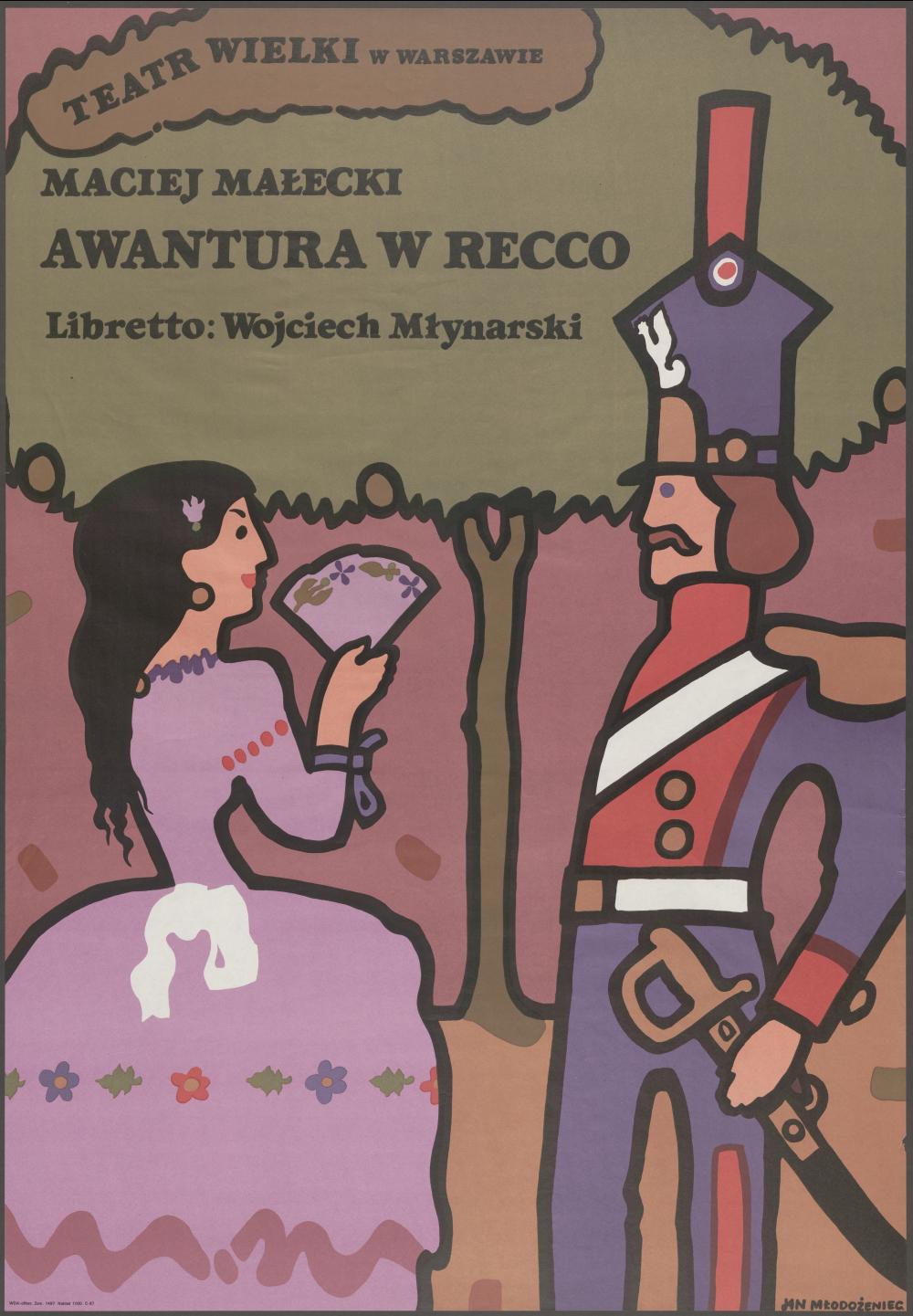 Plakat „Awantura w Recco” Maciej Małecki 01-07-1979