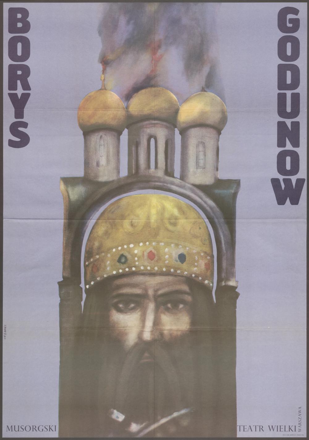Plakat. „Borys Godunow” Modest Musorgski 30-12-1972