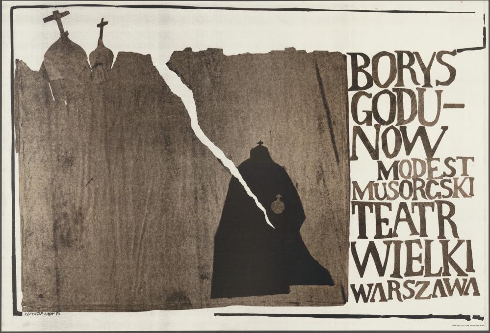 Plakat „Borys Godunow” Modest Musorgski 30-09-1983