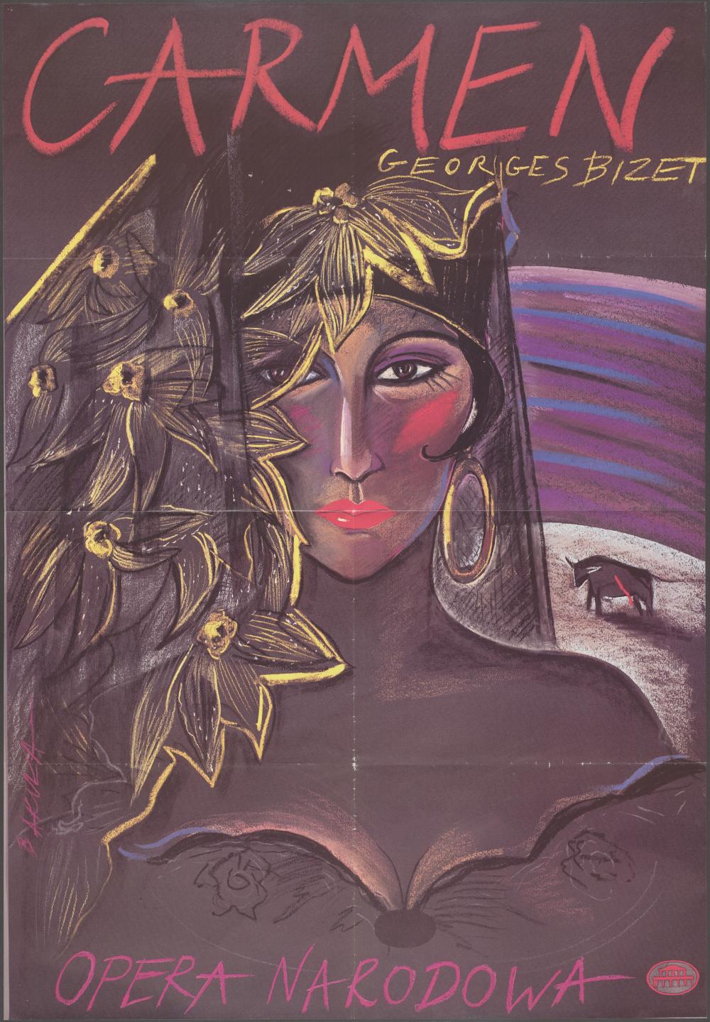 Plakat. „Carmen” Georges Bizet 30-09-1995