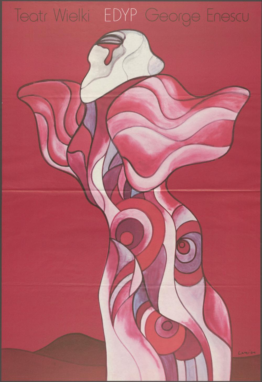 Plakat „Edyp” George Enescu 28-05-1978
