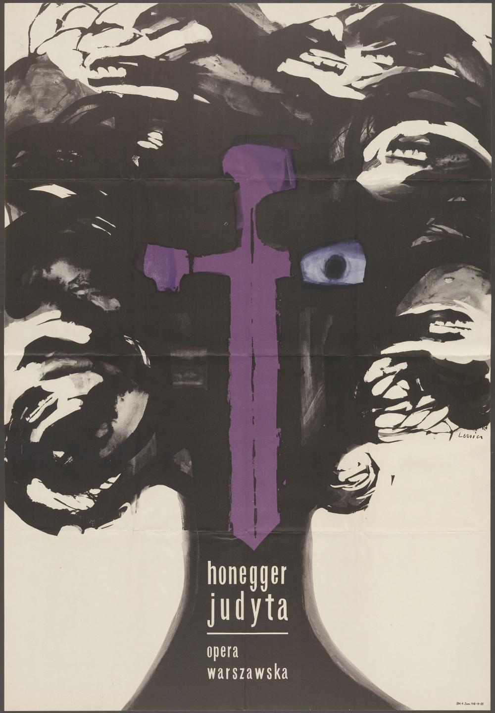 Plakat „Judith” Artur Honegger 31-03-1962