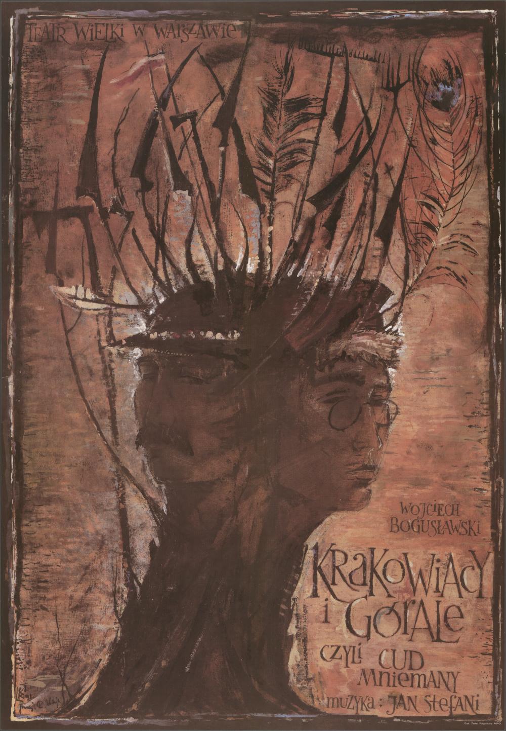 Plakat „Krakowiacy i Górale czyli Cud mniemany” Wojciech Bogusławski 23-11-1991