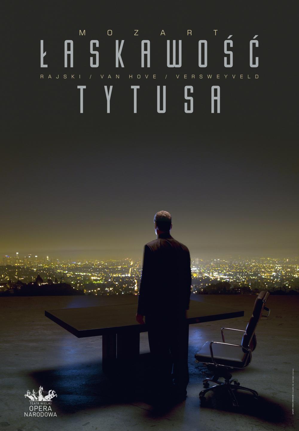 Plakat „Łaskawość Tytusa” Wolfgang Amadeus Mozart premiera 2016-01-16