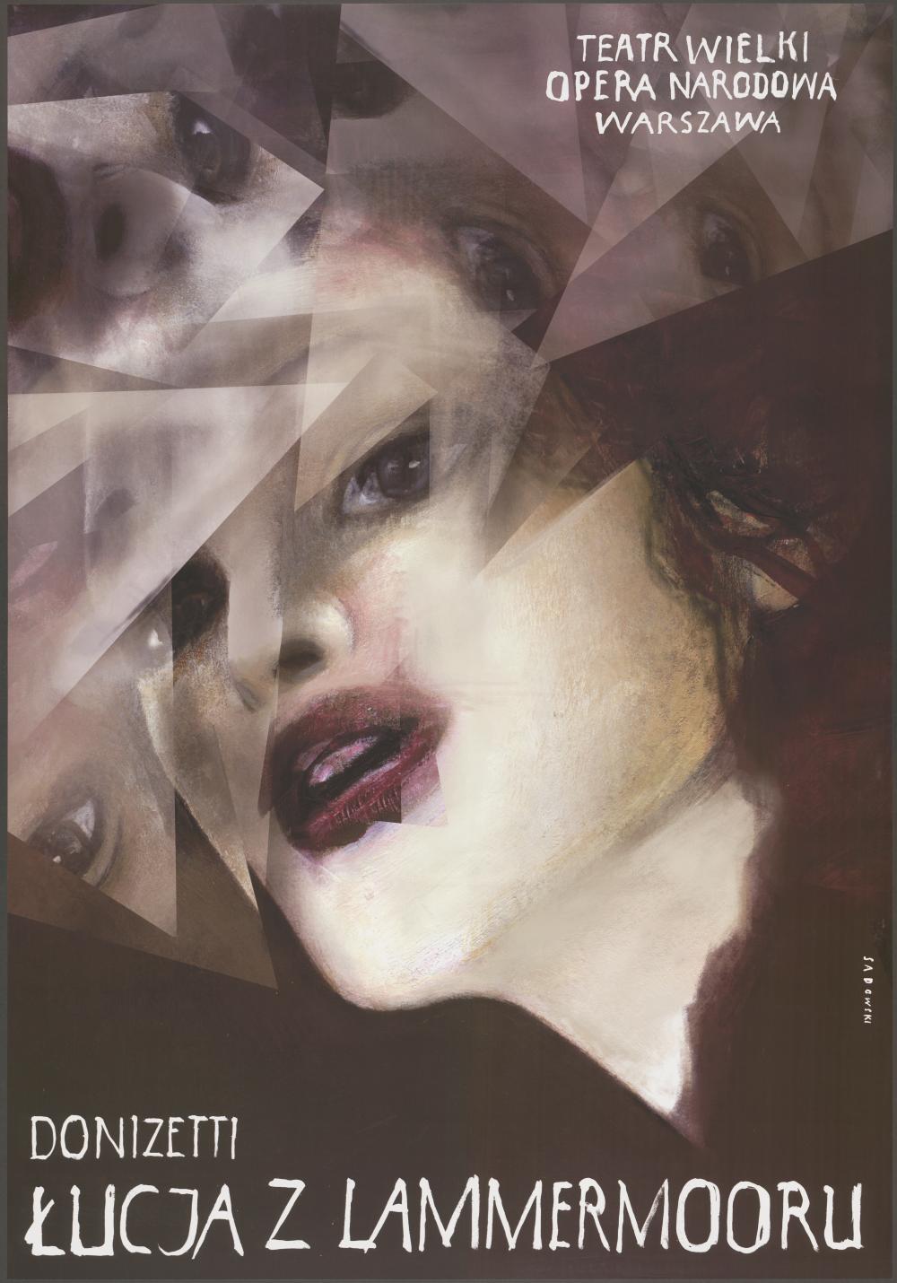 Plakat - „Łucja z Lammermooru” Gaetano Donizetti 30-03-2008