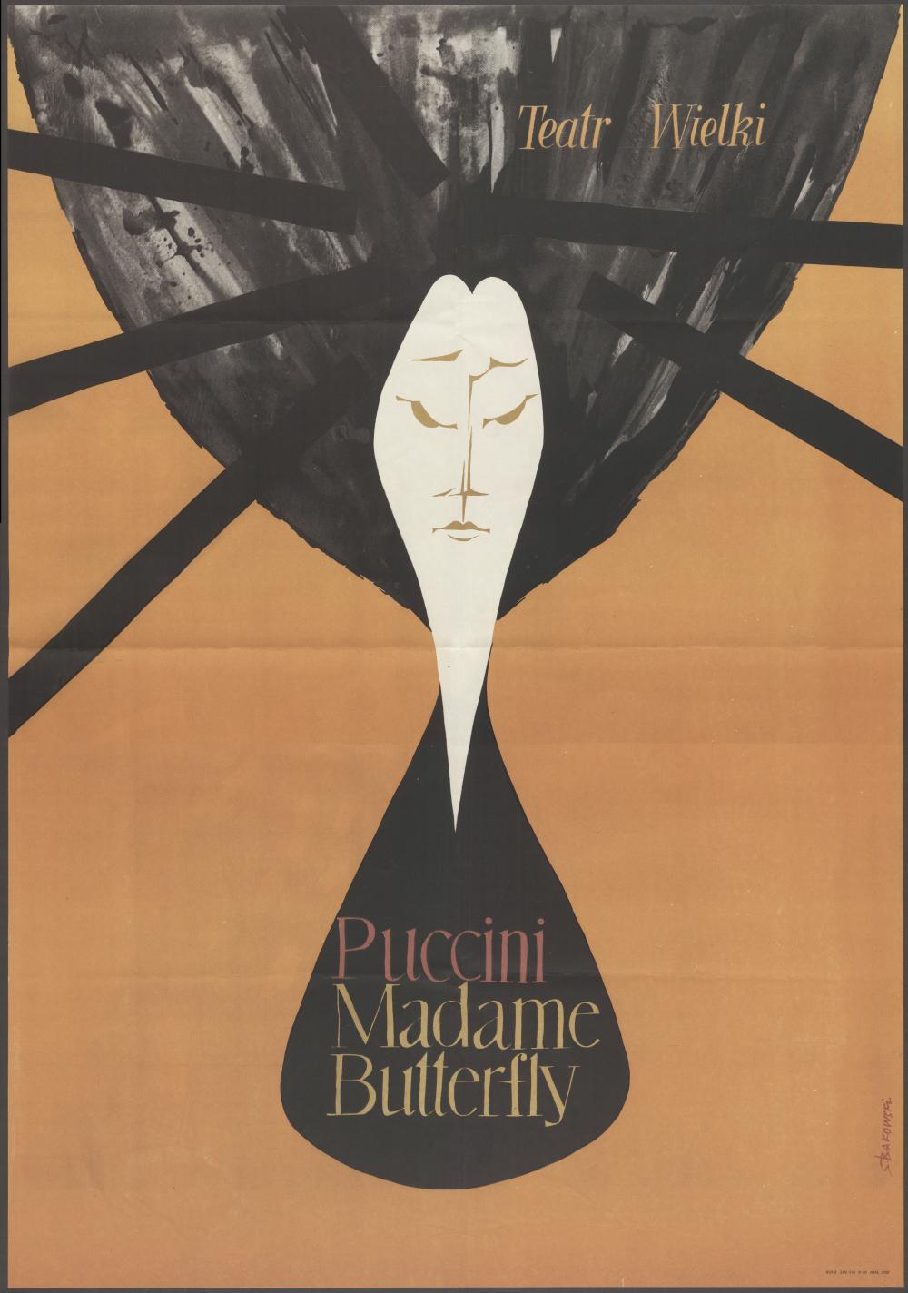 Plakat. „Madame Butterfly” Giacomo Puccini 19-07-1968