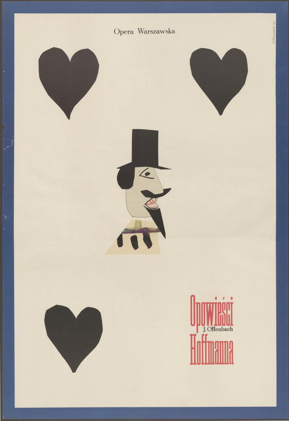 Plakat „Opowieści Hoffmana” Jacques Offenbach 07-06-1962