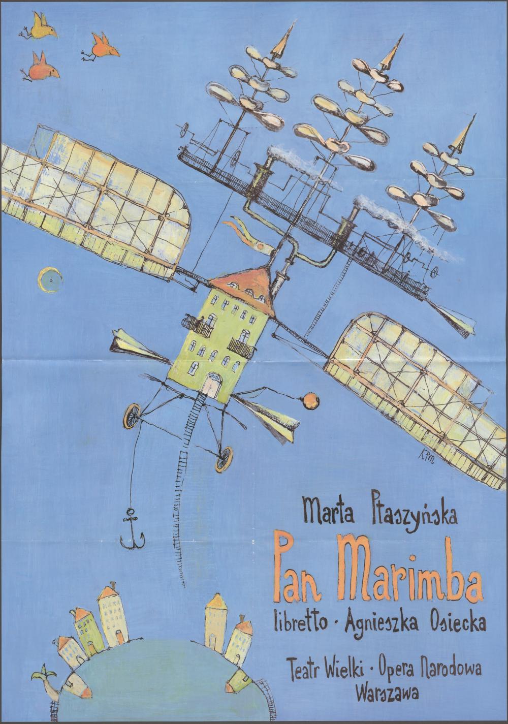 Plakat „Pan Marimba” Marta Ptaszyńska 27-09-1998