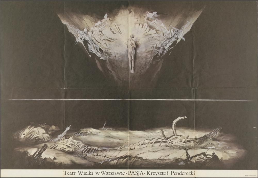 Plakat „Pasja” Krzysztof Penderecki 14-01-1979