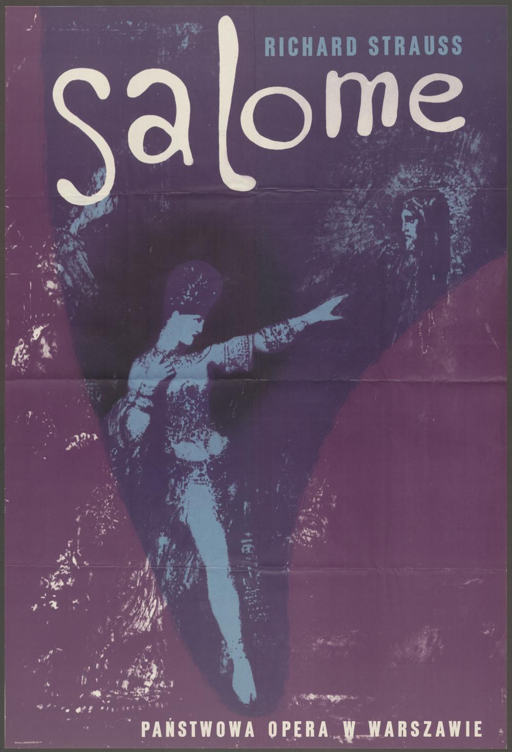 Plakat „Salome” Richard Strauss 02-07-1961.