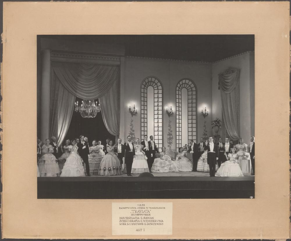 „Traviata” Giuseppe Verdi 28-03-1952