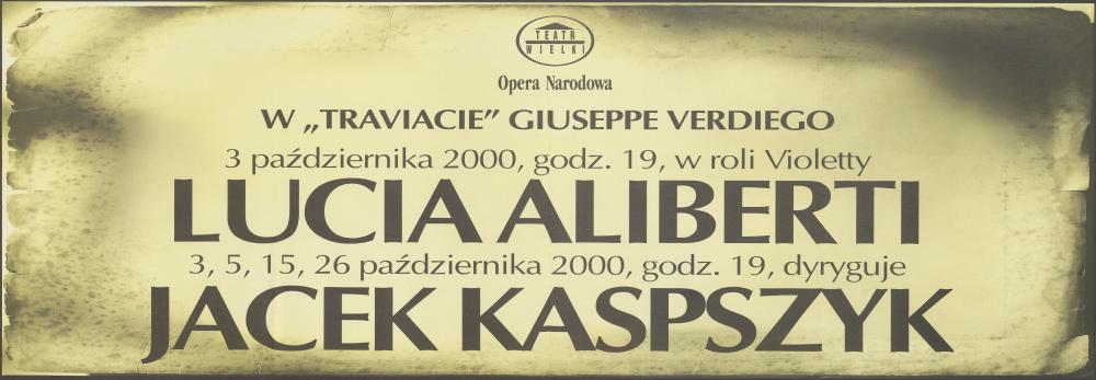 Sztrajfa "Traviata" Giuseppe Verdi 22-02-1987