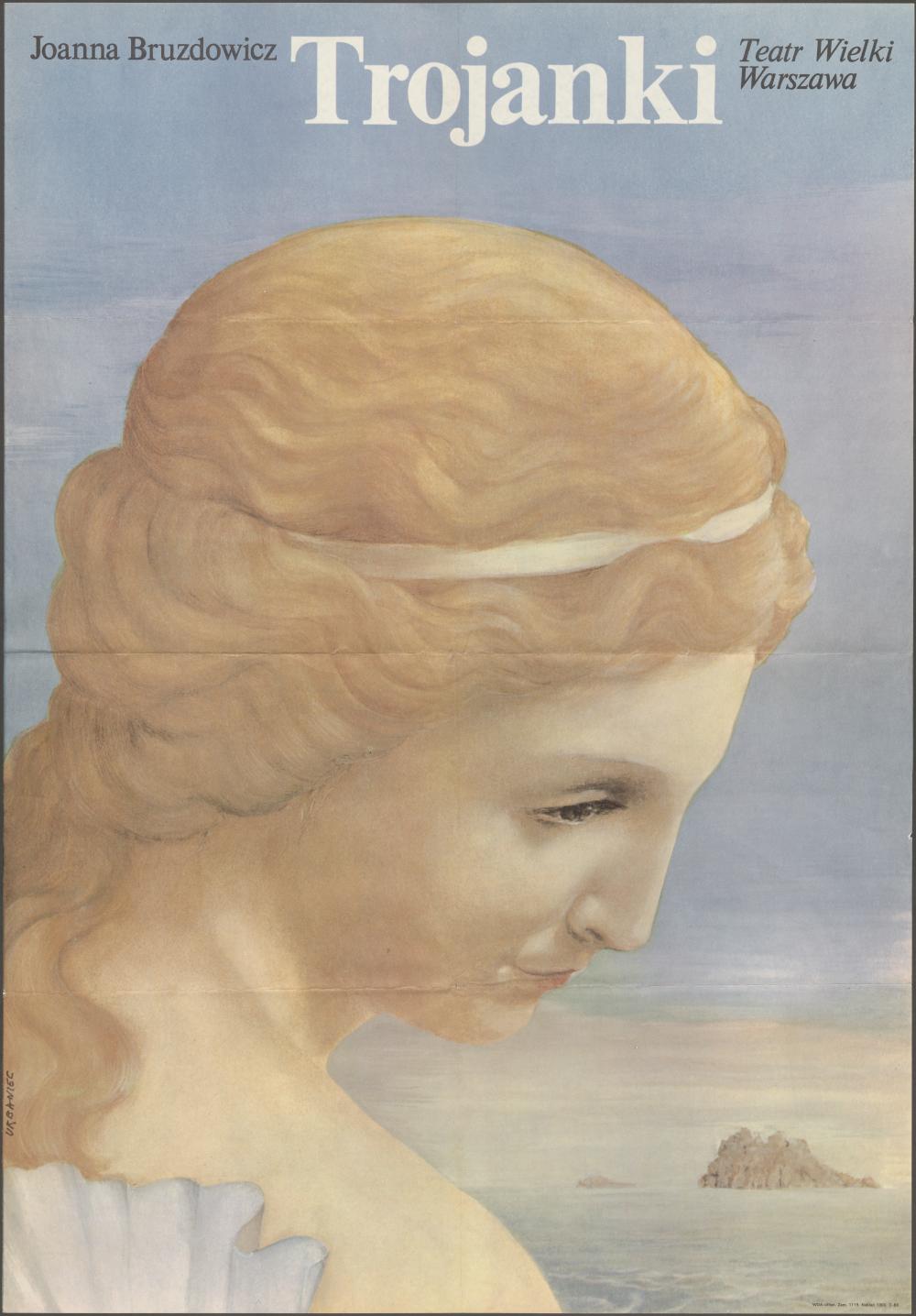 Plakat „Trojanki” Joanna Bruzdowicz 20-07-1979