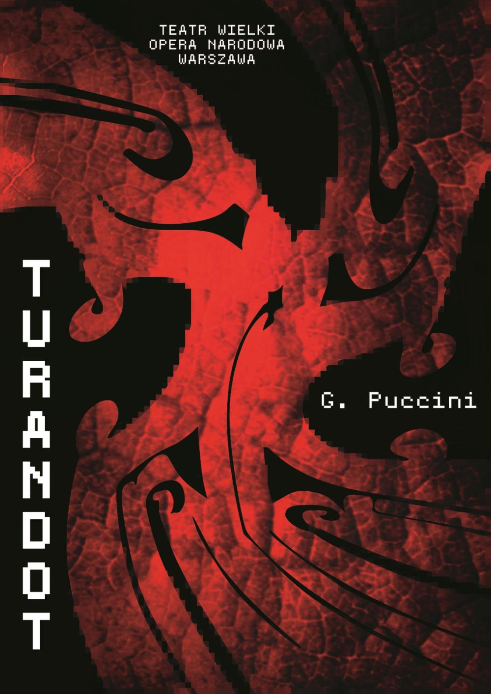 Plakat ze wznowienia „Turandot” Giacomo Puccini 25-01-2002