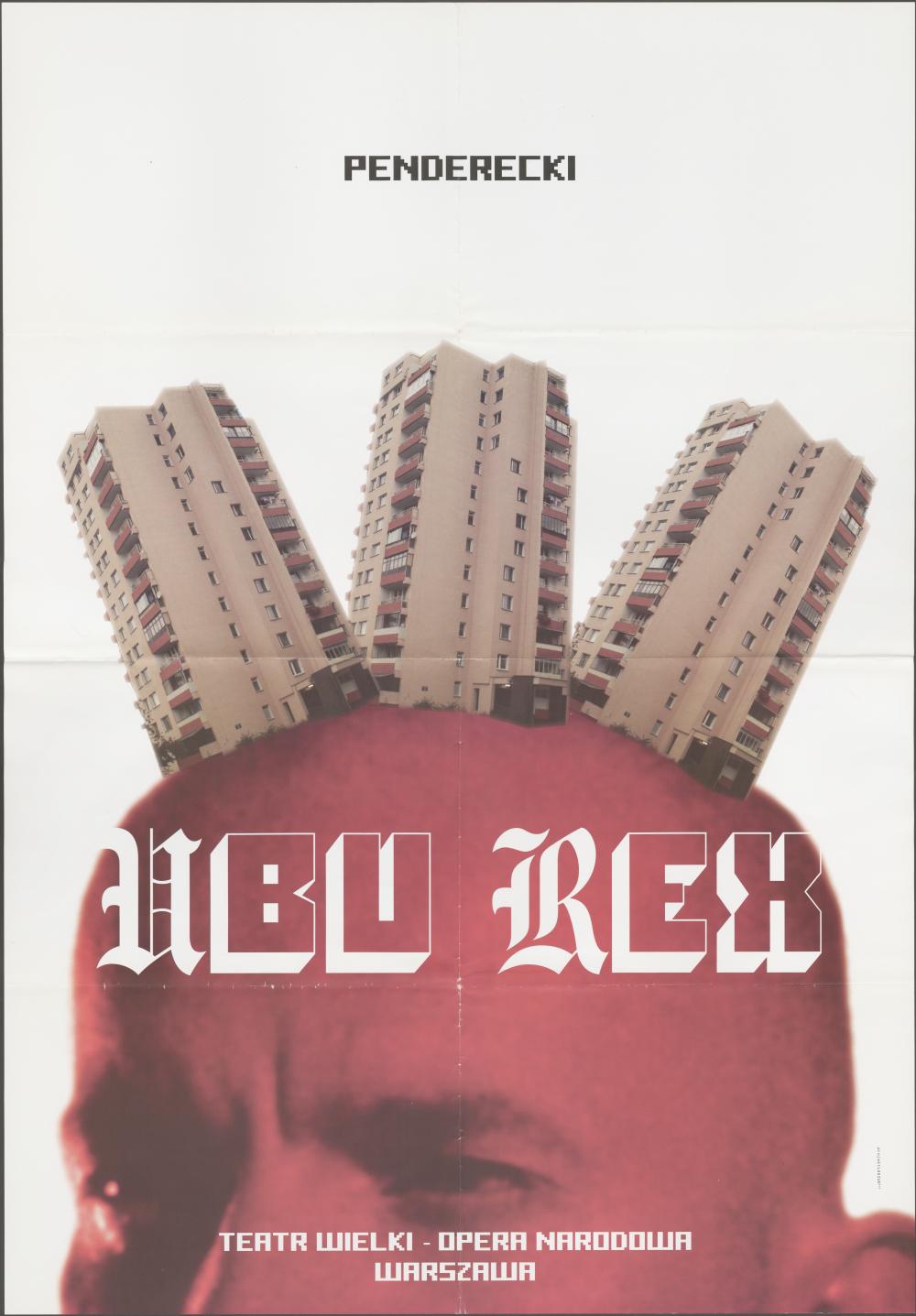 Plakat „Ubu Rex” Krzysztof Penderecki 2-10-2003