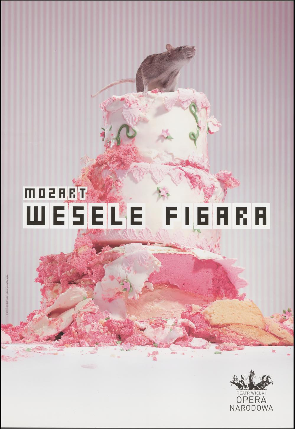 Plakat „Wesele Figara” Wolfgang Amadeus Mozart 10-12-2010