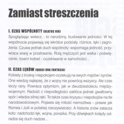 Program „I przejdą deszcze” Krzysztof Pastor 2011-03-27