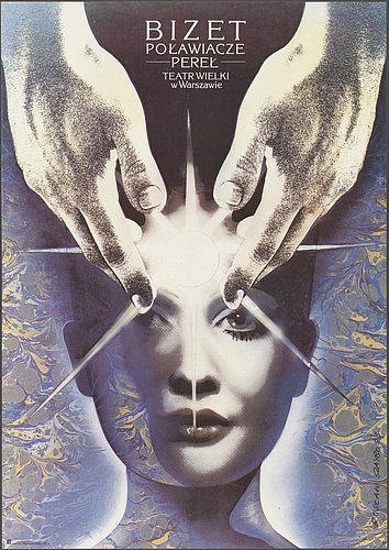Plakat „Poławiacze pereł” Georges Bizet 15-07-1984