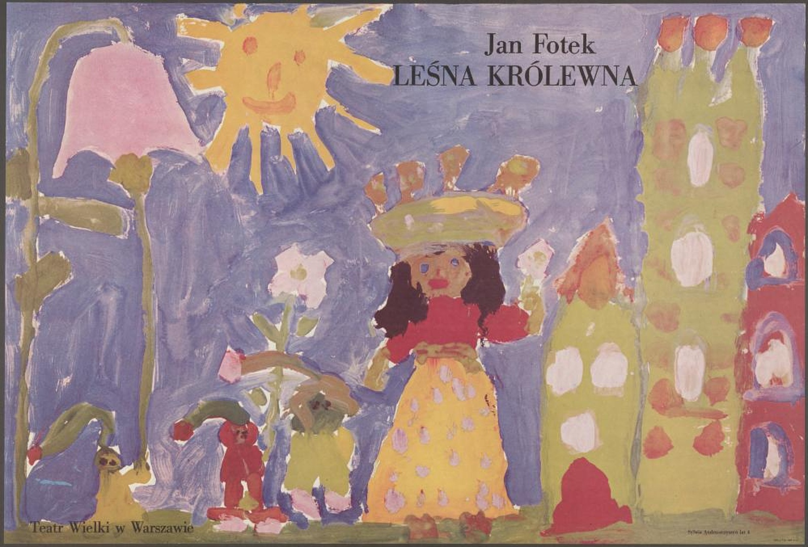 Plakat „Leśna Królewna” Jan Fotek 03-06-1978