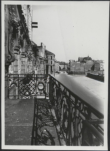 Dokumentacja fotograficzna dot. inwentaryzacji zniszczeń wojennych Teatru Wielkiego (1950)